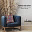 Housse de coussin floral en polyester