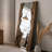 Rectangle Solid Wood Full Length Mirror-1581493277
