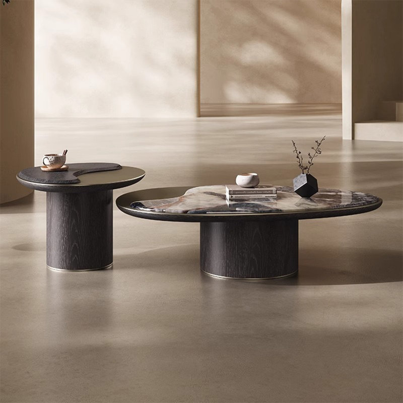 Table basse légère en marbre de luxe