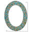 Miroir de mosaïque mural Zorigs-59827279