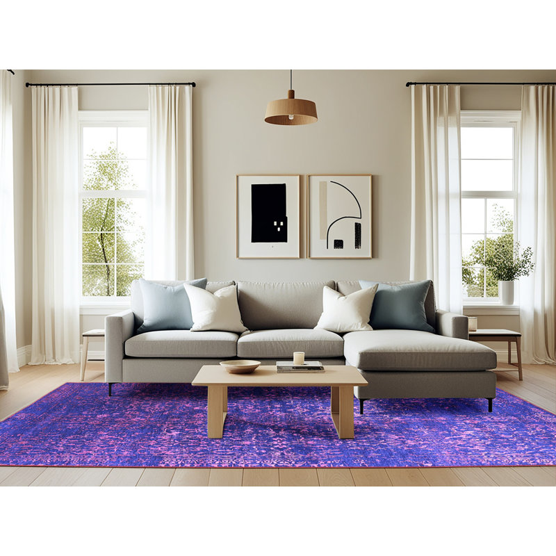 Moroccan Indoor Rug, Rectangle 6' x 9'