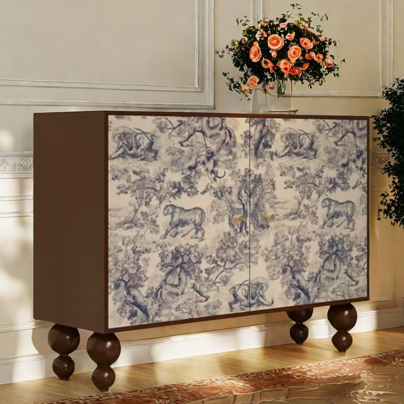 Accent Cabinet Entrance Cabinet Side Cabinet, Walnut