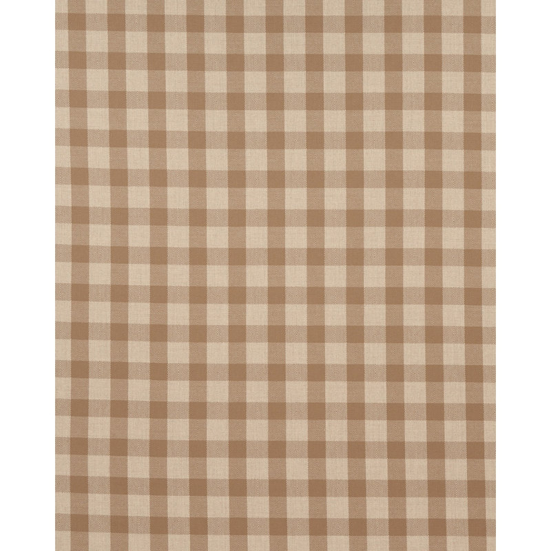 Tissu à carreaux en laine Galt, Pêche / crème