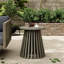 Table d'appoint d'extérieur en bois d'acacia pour le patio (table incluse seulement)