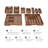 Acacia Wood Box Drawer Organizer 9-Piece Set