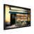 Impression noire sur toile encadrée sélectionné