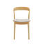 Chaise d'appoint en bois massif brun Brentten