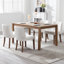 Chaise d'appoint en bois rembourrée Farmhouse Chairs-2102704876