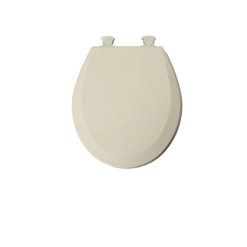 Round Toilet Seat and Lid, Bone