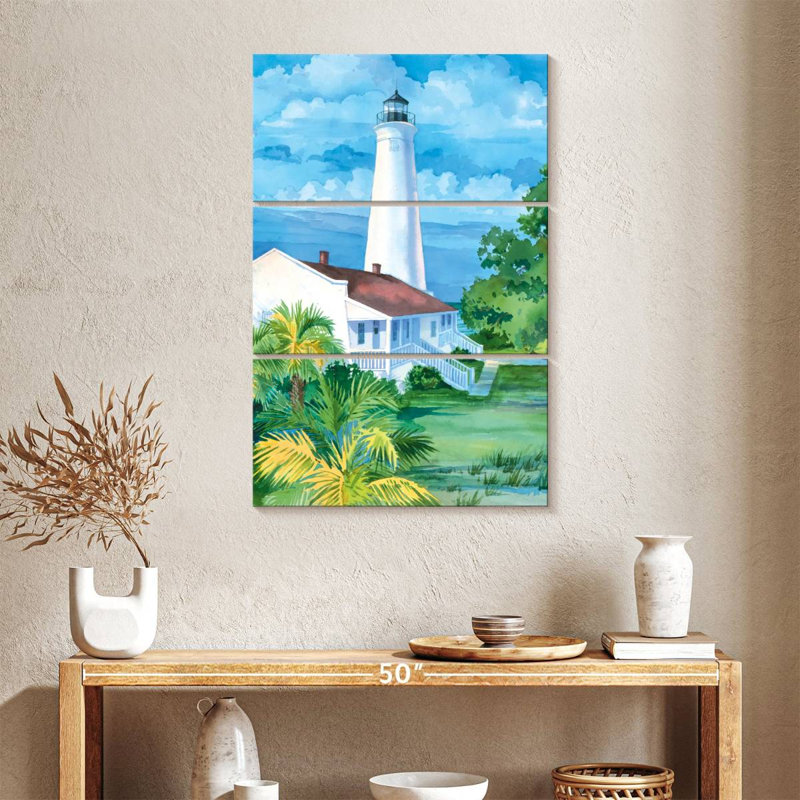 St. marks lighthouse Aletra, H 38 po x l 24 po