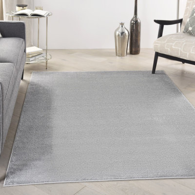 Tapis extérieur gris antidérapant 5 pi x 7 pi