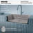 Karran Drop-in Quartz Composite 33'' X 22'' 1-Hole Single Bowl Kitchen Sink-35699327