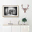 Mother and Baby Elephant Together in Abstract - Picture Frame Painting Print-55725106-55725112