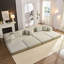 Canapé modulaire rembourré avec coussins-1342472406