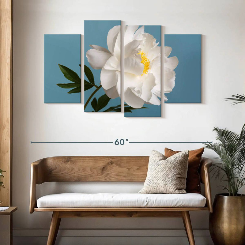 Fleur de pivoine blanche Harnek