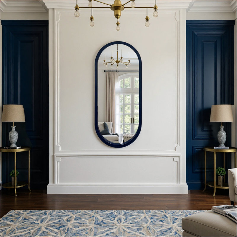 Miroir mural Osman, Bleu