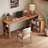 Picture color L-Shaped Solid Wood Executive Desk, Office desk-118614622