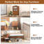 Wood Furniture Risers, Heavy Duty Loading Capacity for TV Stand Bed Frame Table Couch Desk