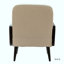Fauteuil Sonnet avec base en bois-2078990514