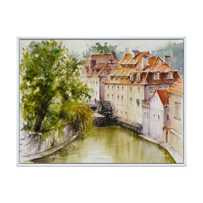 " Old Prague Watermill Over Chertovka River "