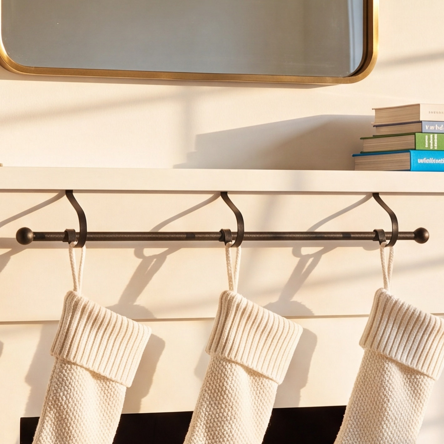 Stocking Holder, Matte Black