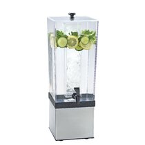 MIND READER 3 Tier with 6-split Compartment Beverage Drink Dispenser with  Spigot [48 fl oz per compartment] Stackable Punch Bowl with Lids and Ice  Bucket Bottom [48 fl oz] (Clear) 