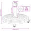 16.1kg Metal Cast-iron Umbrella Base