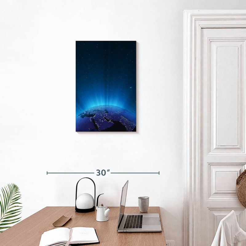 Oberle Glowing Earth, 24" H x 16" W