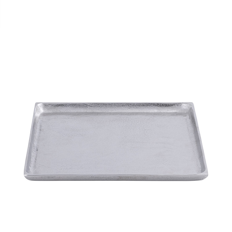 Support pour plante Brextyn, Nickel, H 1,18 po x l 14,96 po x P 14,96 po