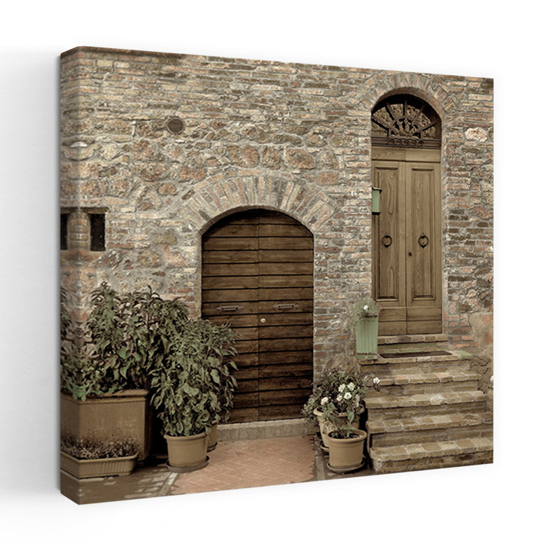 Toscane 14, art de l'architecture contemporaine, H 18 po x l 18 po