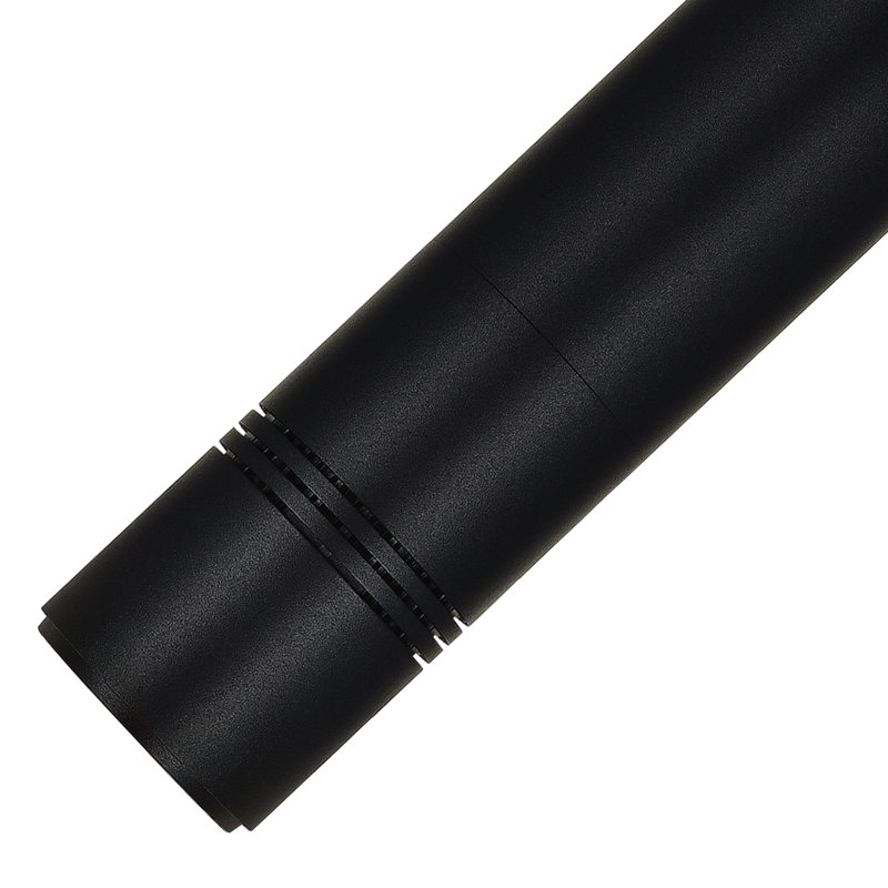 Luminaire suspendu 3 po à DEL Xan - luminaire minimaliste moderne avec éclairage intégré, H 11 po x l 3 po x P 3 po