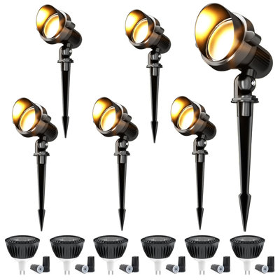 Lumière de paysage extérieure 10W: MR16 3000K 12-24V avec connecteur IP65