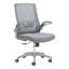 Chaise de bureau ergonomique avec dossier pivotant et dossier haut