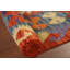 Tapis kilim en laine tissé à la main 5 x 7