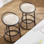 Tabouret de comptoir à dossier bas Kynsley-2142562166