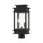 Tête de lanterne câblée noire à 2 lumières H 16,75 po Anaejah