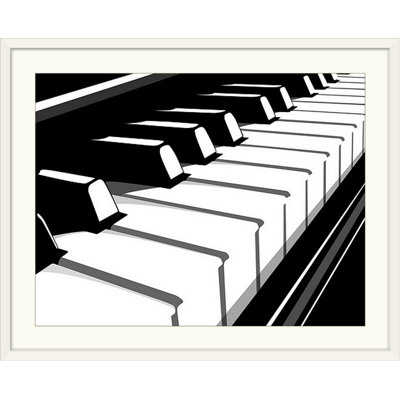 « ii » par michael tompsett, impression Piano Keyboard