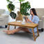 Table basse extensible en bois massif Bowan
