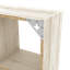 Mini-organisateur de bureau ou mural à 6 cubes avec 2 bacs de rangement pliables-88282153