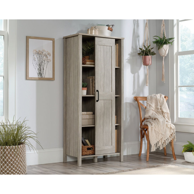 Armoire décorative Johannette, Gris clair