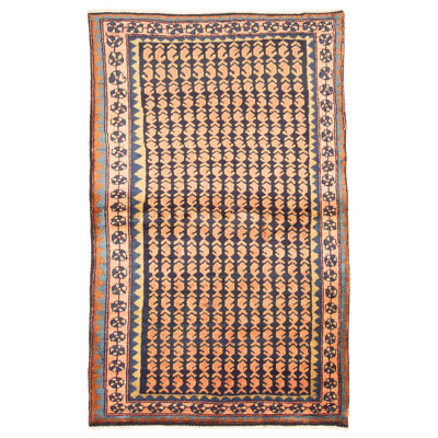 Tapis bleu marine Andelz 4 pi 2 po x 6 pi 8 po