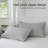 Quilted Pillow Sham - Half-enclosed - Gray-119268529
