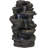 Varner Outdoor Weather Resistant Rock Fountain with Lights
