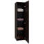 Armoire de rangement en noyer teinté avec miroir-1578284775