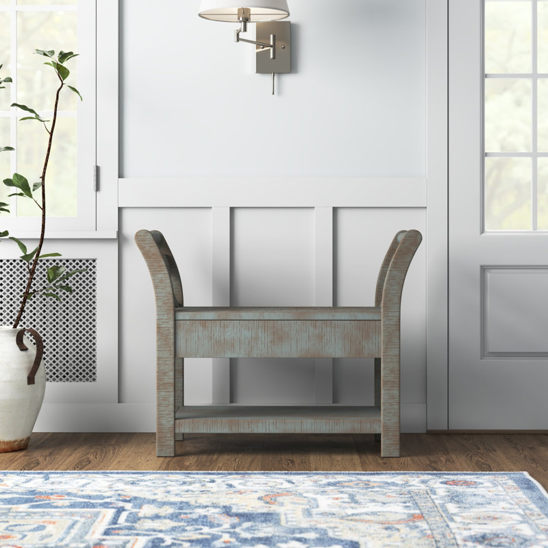 Banc de rangement Afognak, gris