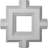 Inner Square Intersection for 8" Deluxe Coffered Ceiling System (Kit)