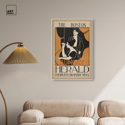 «Sunday Herald 1893», reproduction d'art sur toile par Art Remedy