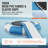 VEVOR Inflatable Water Bouncer, 10ft Recreational Water Trampoline, Portable Bounce Swim Platform-99445623
