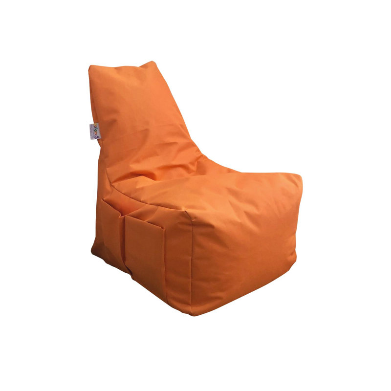Fauteuil à billes, Polyester orange