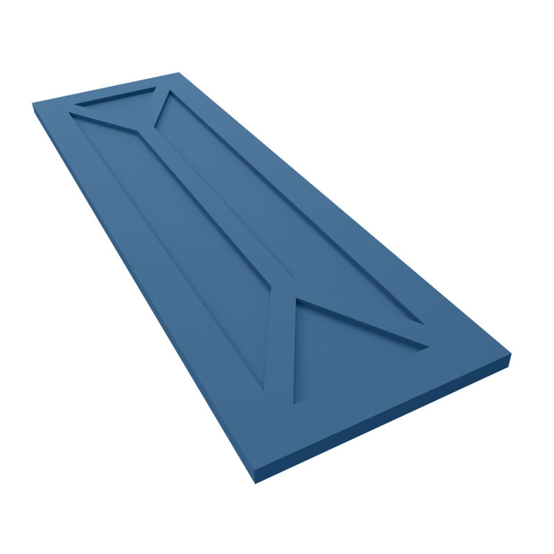 Volets EnduraCore Composite San Carlos, L 12 po, Bleu séjour, H 55 po
